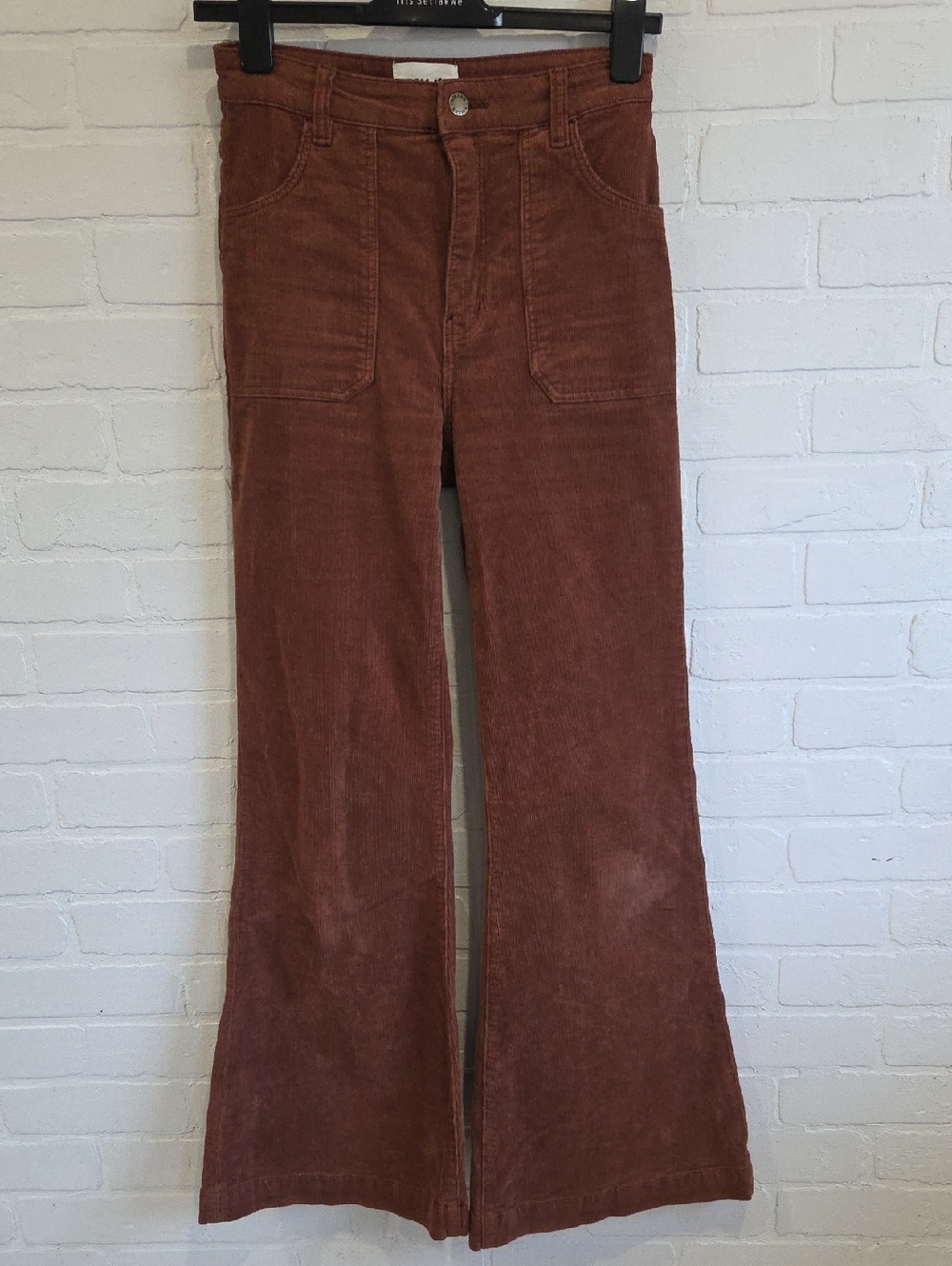 ROLLA'S Rust Brown Corduroy Flared Pants